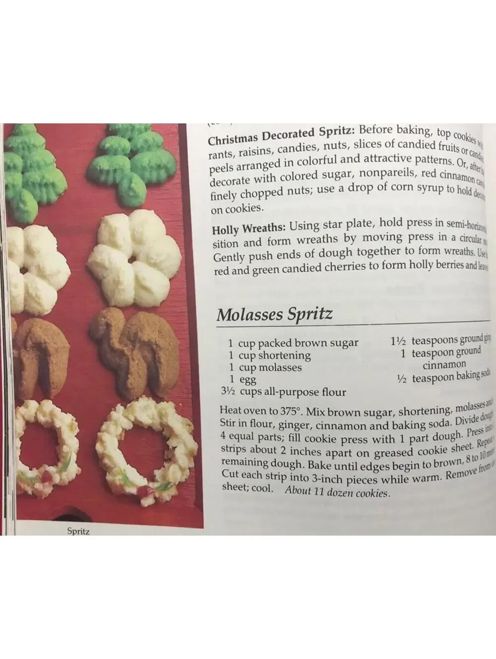 Vintage Betty Crocker's Christmas Cookbook, 1988 Hardcover